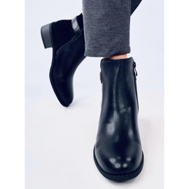 Botas Chelsea de mujer Gammes en ante flor negro 5