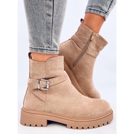 Botas Chelsea Ortiz en color beige 4