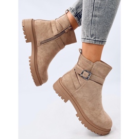 Botas Chelsea Ortiz en color beige 5