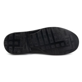 KOMODO Zapatos de hombre fabricados en piel natural slip-on 854K, negro 5