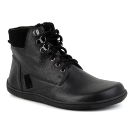 Olivier Zapatos mujer minimalistas descalzos piel invierno 1262 negro 2