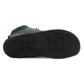 Olivier Zapatos mujer minimalistas descalzos piel invierno 1262 verde 4