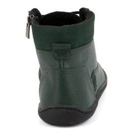 Olivier Zapatos mujer minimalistas descalzos piel invierno 1262 verde 5
