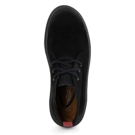 Zapatos chukka de piel para hombre KAMPOL 109/35 Sw, negro 6