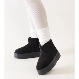 Botas de nieve informales negras con plataforma alta de Thaisa negro 1