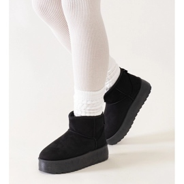 Botas de nieve informales negras con plataforma alta de Thaisa negro 2
