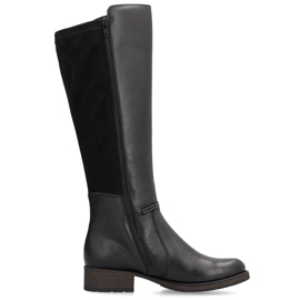 Botas aislantes de piel para mujer, negras Rieker Z9564-00 negro 5