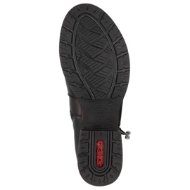 Botas aislantes de piel para mujer, negras Rieker Z9564-00 negro 7