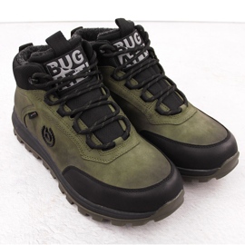 Botas aislantes impermeables de piel para hombre verde Bugatti OO153053 2