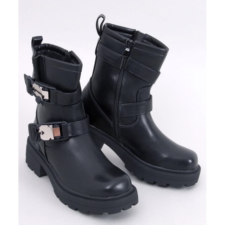 Beaus Botas militares negras negro 1 Beaus Botas militares negras negro 1
