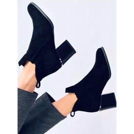 Botas de tacón Hallie de ante negro 5