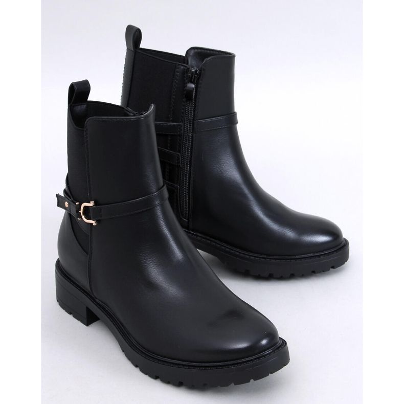 Botas Chelsea clásicas de mujer Royle Black negro 1