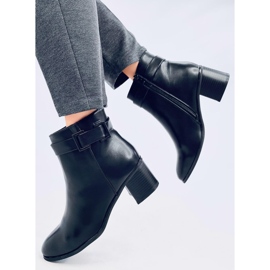 Botas negras de tacón Dolores negro 5