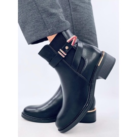 Botas Chelsea Gavins de poliuretano en negro 3