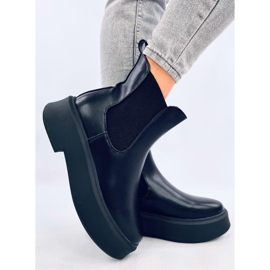 Botines Chelsea con suela gruesa Laos Black negro 2