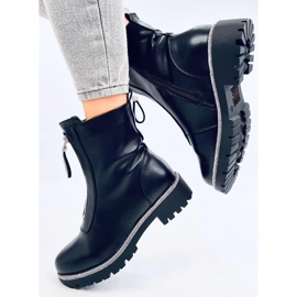 Botines Teah Black con circonitas negro 5