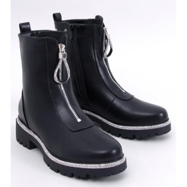 Botines Teah Black con circonitas negro 1