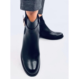 Botas Chelsea clásicas de mujer Saroni Black negro 5