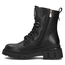 Filippo DBT6521/24 Bk Botas plataforma de piel, negro 2