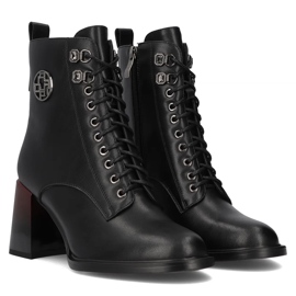 Filippo DBT6316/24 Bk Botines de piel negro 3