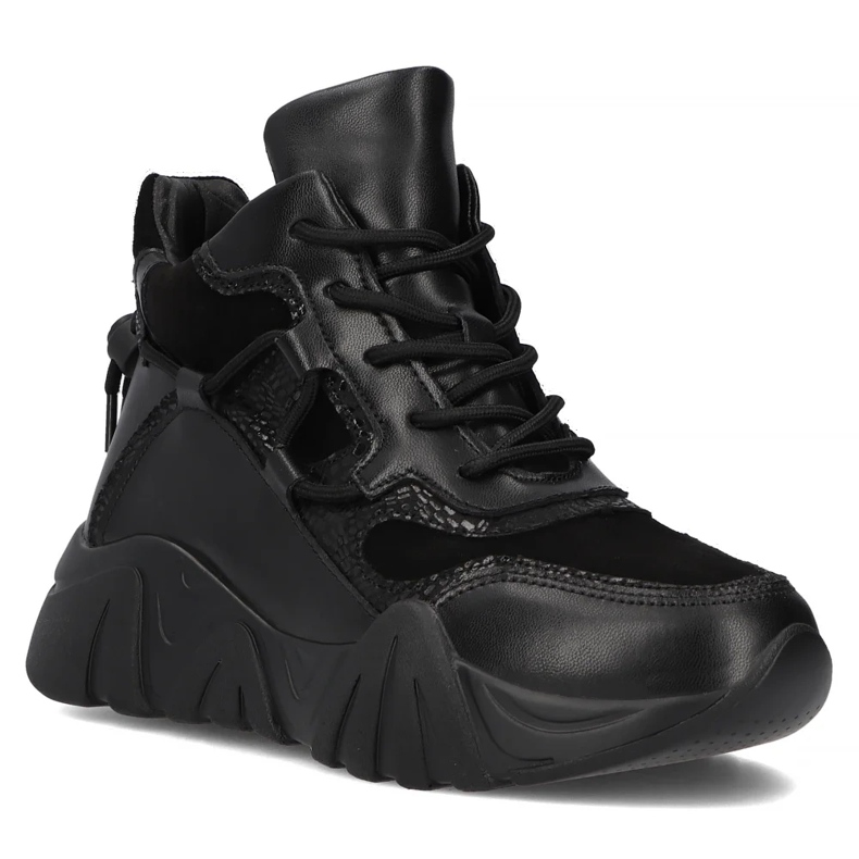 Filippo DBT6367/24 Bk Botas plataforma de piel, negro 1