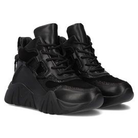 Filippo DBT6367/24 Bk Botas plataforma de piel, negro 3