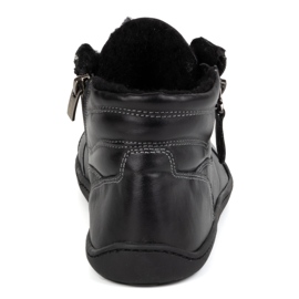 Olivier Zapatos mujer minimalistas descalzos piel invierno 1261 negro 8