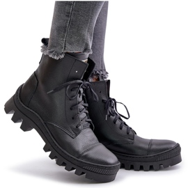 Zazoo 2831 Botas de Mujer Fabricadas en Piel Natural, Negro 12