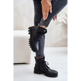 Zazoo 2831 Botas de Mujer Fabricadas en Piel Natural, Negro 8