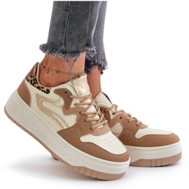 Zapatillas Mujer Leopardo Leopardo Beige Henizore 10