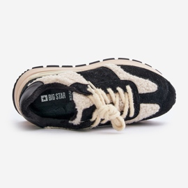 Zapatillas Mujer De Piel Con Aislamiento Big Star OO274A318 HI-POLY System Negro 2