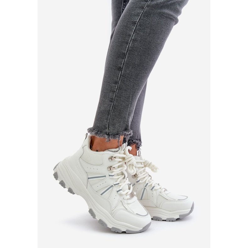 Zapatillas De Mujer Con Aislamiento Big Star OO274A161 Blanco 2 Zapatillas De Mujer Con Aislamiento Big Star OO274A161 Blanco 2