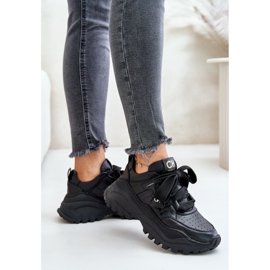 Deportivas Mujer Piel Negras CheBello 4583 negro 3