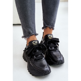 Deportivas Mujer Piel Negras CheBello 4583 negro 5