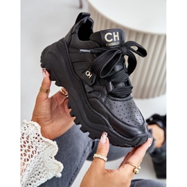 Deportivas Mujer Piel Negras CheBello 4583 negro 9