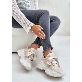 Deportivas Mujer Piel Beige CheBello 4583 13