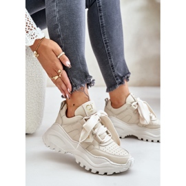 Deportivas Mujer Piel Beige CheBello 4583 12