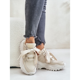 Deportivas Mujer Piel Beige CheBello 4583 11