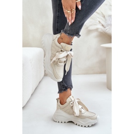 Deportivas Mujer Piel Beige CheBello 4583 5