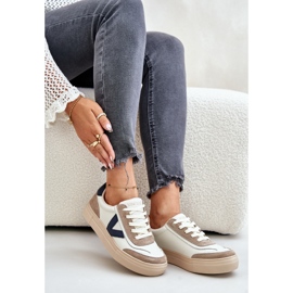 Vinceza 7923 Zapatillas Mujer Piel, Beige 7