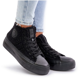Zapatillas de mujer aislantes con piel de oveja Big Star OO274A443 Negro 10