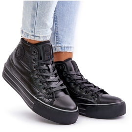 Big Star Zapatillas de mujer aisladas con plataforma OO274A471 negro 12