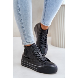 Big Star Zapatillas de mujer aisladas con plataforma OO274A471 negro 5