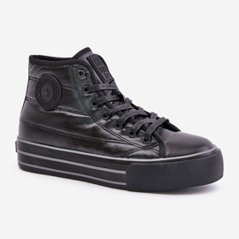Big Star Zapatillas de mujer aisladas con plataforma OO274A471 negro 6