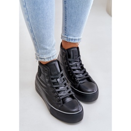 Big Star Zapatillas de mujer aisladas con plataforma OO274A471 negro 8