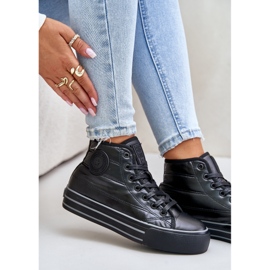 Big Star Zapatillas de mujer aisladas con plataforma OO274A471 negro 11