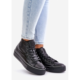 Big Star Zapatillas de mujer aisladas con plataforma OO274A471 negro 1