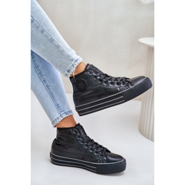 Big Star Zapatillas de mujer aisladas con plataforma OO274A471 negro 2