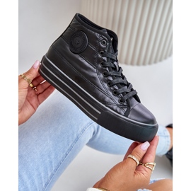 Big Star Zapatillas de mujer aisladas con plataforma OO274A471 negro 3