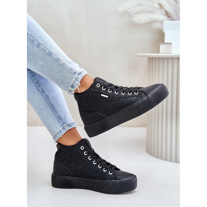 Zapatillas de Mujer Aislante con Costuras Big Star OO274A480 Negro 2